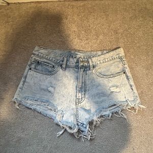 BDG distressed denim shorts